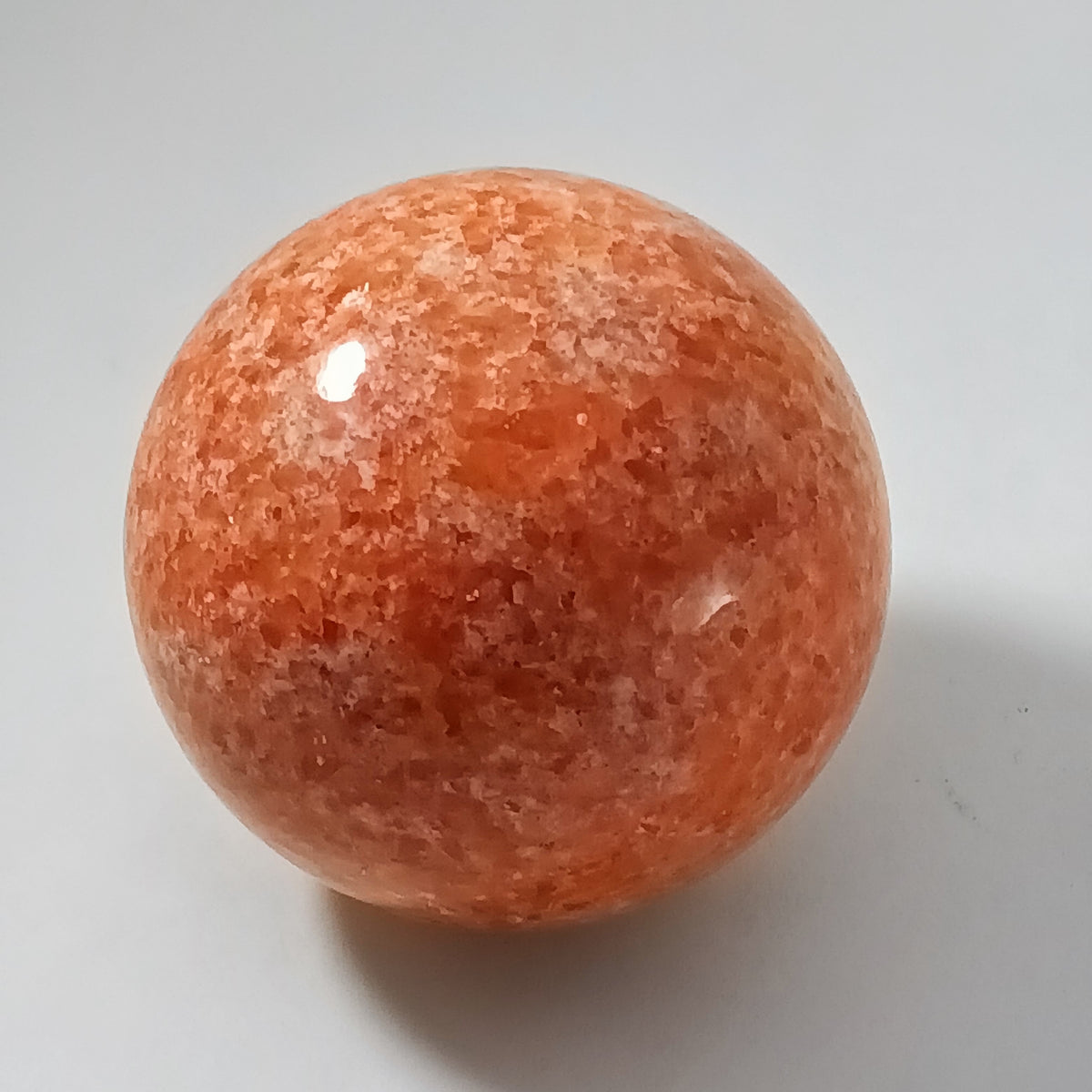 Sunset Orange Calcite Sphere